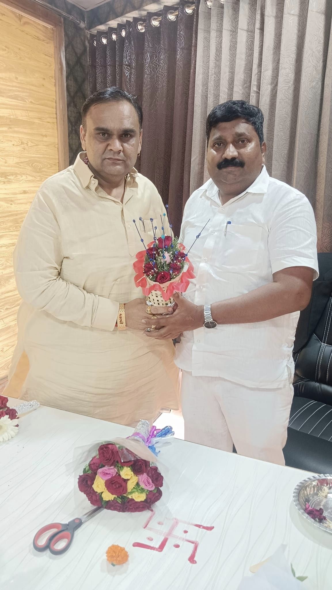 સુરત જિલ્લા ભાજપ સંગઠનના યશસ્વી પ્રમુખ શ્રી આદરણીય ભરતભાઇ રાઠોડ સાહેબ તથા જીલ્લાના મહામંત્રી શ્રી જીગરભાઇ નાયક તથા તાલુકા સંગઠનનાં તથા મિત્ર વર્તુળ દ્વારા શુભેરછા પાઠવવા બદલ આભાર.